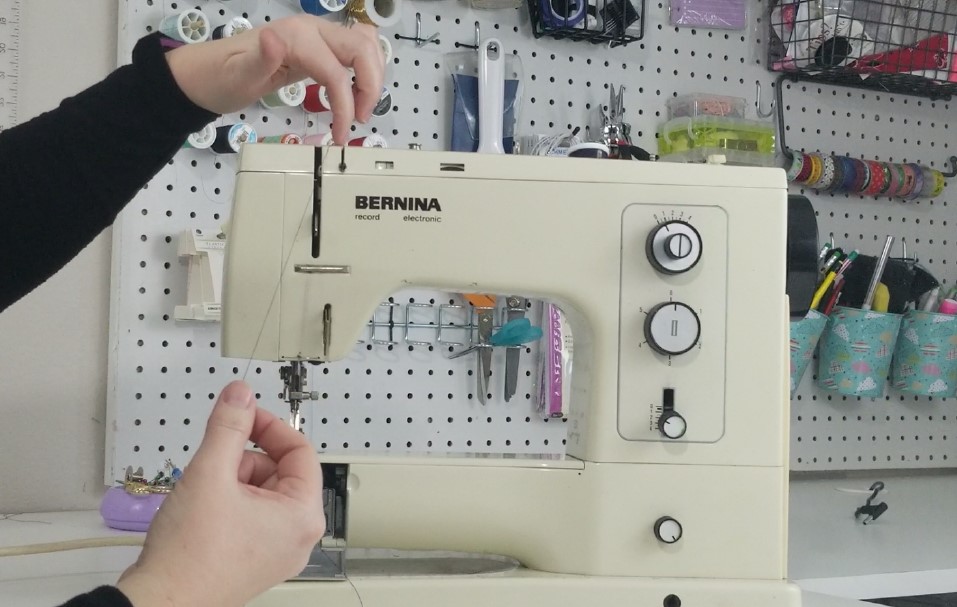 Threading A Sewing Machine & Practice Tips